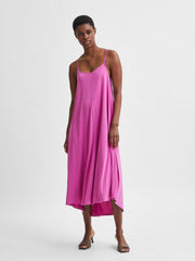 Selected Femme Finia Midi Dress - Rose Violet