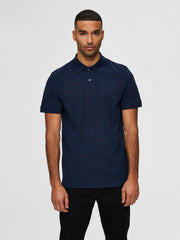 Selected Homme Neo Organic Cotton Polo - Navy