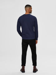 Selected Homme Crew Neck Sweatshirt Navy