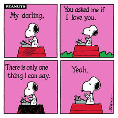 Snoopy My Darling Greeting Card
