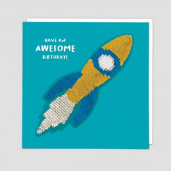 Redback Cards - Rocket Sequin Card