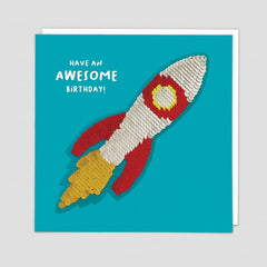 Redback Cards - Rocket Sequin Card