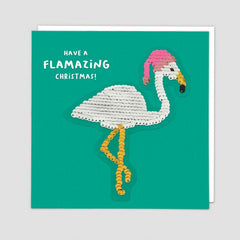Redback Cards Flamazing Christmas Sequins Card