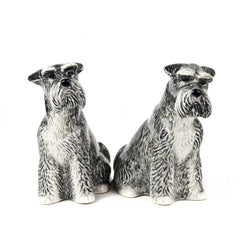 Quail Ceramics Schnauzer Salt & Pepper Set