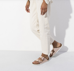 Birkenstock Arizona Copper Double Strap Leather Sandals