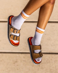 Surface Project Sandals - Cooper Orange / Beige