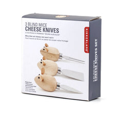 Kikkerland - Cheese Knives Mice Set of 3