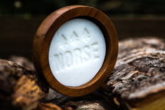 Norse Acacia Wood Shaving Bowl & Shaving Soap - Bergamot