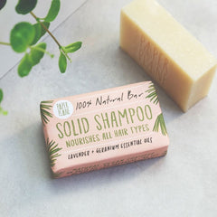 Paper Plane Designs - Lavender and Geranium Natural Solid Shampoo