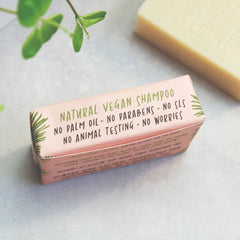 Paper Plane Designs - Lavender and Geranium Natural Solid Shampoo