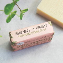 Paper Plane Designs - Lavender and Geranium Natural Solid Shampoo