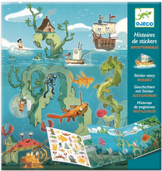Djeco Sticker Story Adventures at Sea