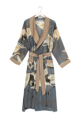One Hundred Stars Stork Gown - Slate