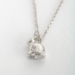 Alex Monroe Sitting Bunny Necklace