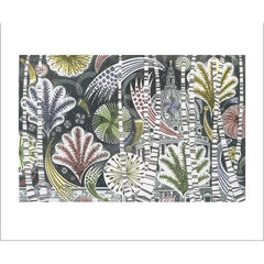 Thames Fireworks Linocut Card - Art Angels by Angie Lewin