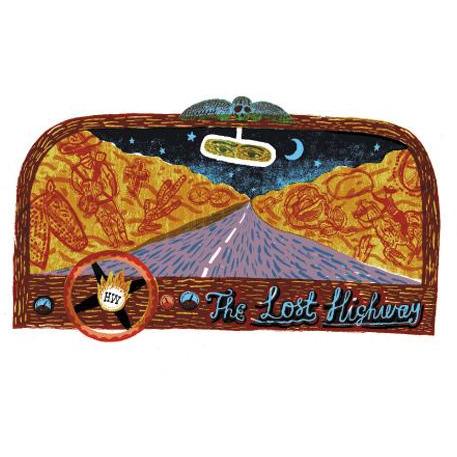 The Lonely Highway Screenprint Card - Art Angels by John Hannah