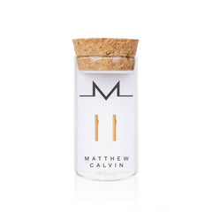Matthew Calvin Thin Wire Stud Earrings