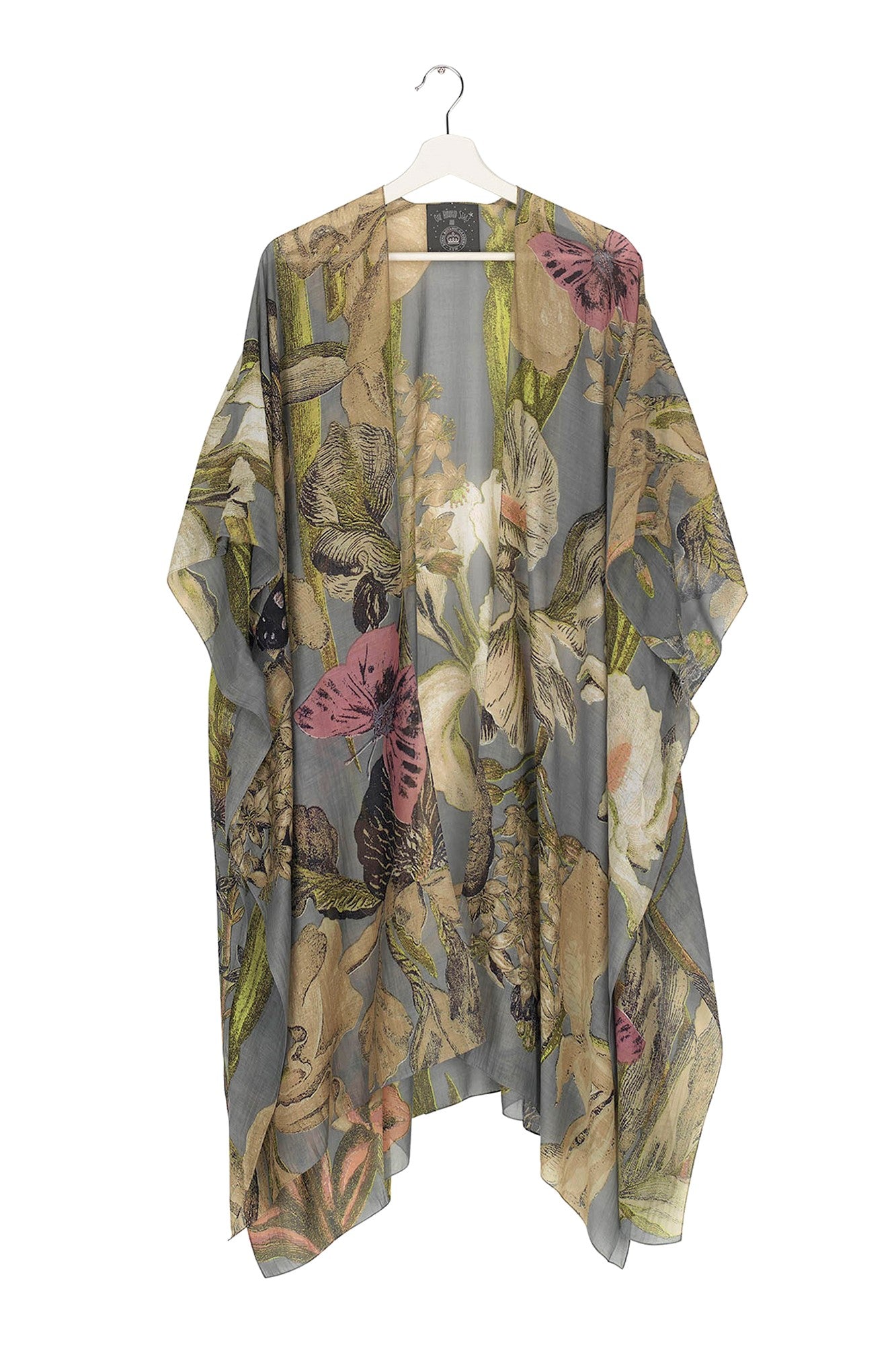 One Hundred Stars Iris Grey Throwover