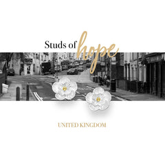 Vurchoo Pollen Flower Studs - United Kingdom