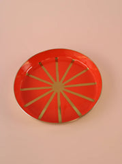 My Doris Art Deco Enamel Trinket Dish - Red Apple