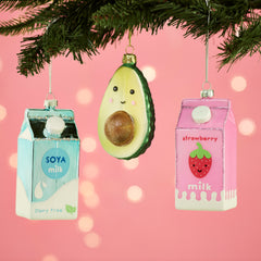 Sass & Belle Avocado Bauble Christmas Tree Decoration