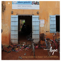 Vurchoo Silver Rice Grain Studs - Cambodia
