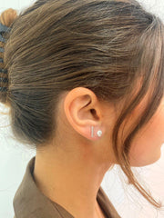 Vurchoo Silver Pillar Studs - Cameroon