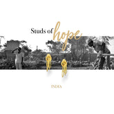 Vurchoo Gold Hoop Cluster Studs - India