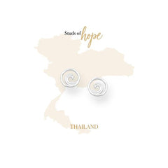 Vurchoo Silver Wave Studs - Thailand