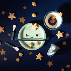 Sass & Belle Space Bamboo Tableware Set