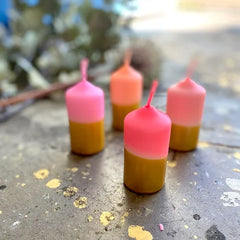 Pink Stories Dip Dye Twinkle - Golden Diamonds”