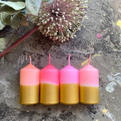 Pink Stories Dip Dye Twinkle - Golden Diamonds”