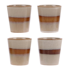 HKliving 70's Ceramics Mug - Snow