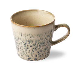 HKliving 70's Ceramics Cappuccino Mug - Hail