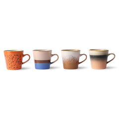 HKliving 70's Ceramics Americano Mugs - Set of 4