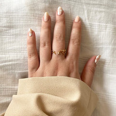 Lisa Angel Ring - Gold Adjustable Constellation