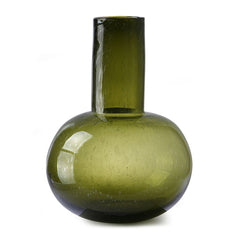 HKliving Green Glass Vase - Large