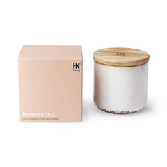 HKliving Ceramic Scented Candle - Northern Soul