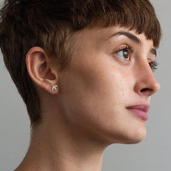 Alex Monroe Marching Elephant Stud Earrings