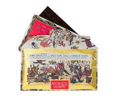 Arthouse Organic Handmade Chocolate - Dark Chocolate with Spiced Rum, Chilli and Caribbean Crunch