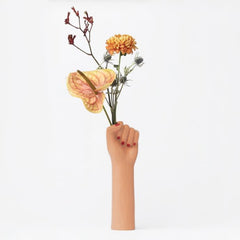 DOIY Girl Power Vase - Brown
