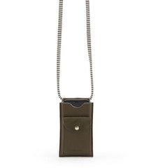 The Sticky Sis Club - Phone Pouch / Olive Green