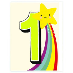 Noi Publishing Age 1 Rainbow Star Card