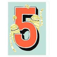 Noi Publishing Age 5 Mummies Birthday Card