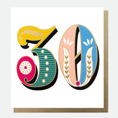 Caroline Gardner - Carnival 30th Birthday Card