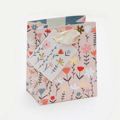 Caroline Gardner - Fleur Floral Pink Petite Giftbag