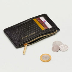 Estella Bartlett Card Purse - Black Croc