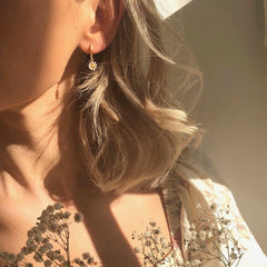 Lisa Angel - Daisy Charm Gold Earrings