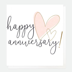 Caroline Gardner - Hearts Happy Anniversary Card