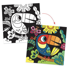 Djeco Velvet Colouring - Night Time Animals